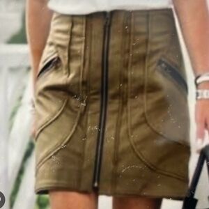 Veronica beard Women's Linda Full Zip Cargo Skirt